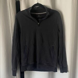 Mack Weldon Black Quarter-Zip Pullover